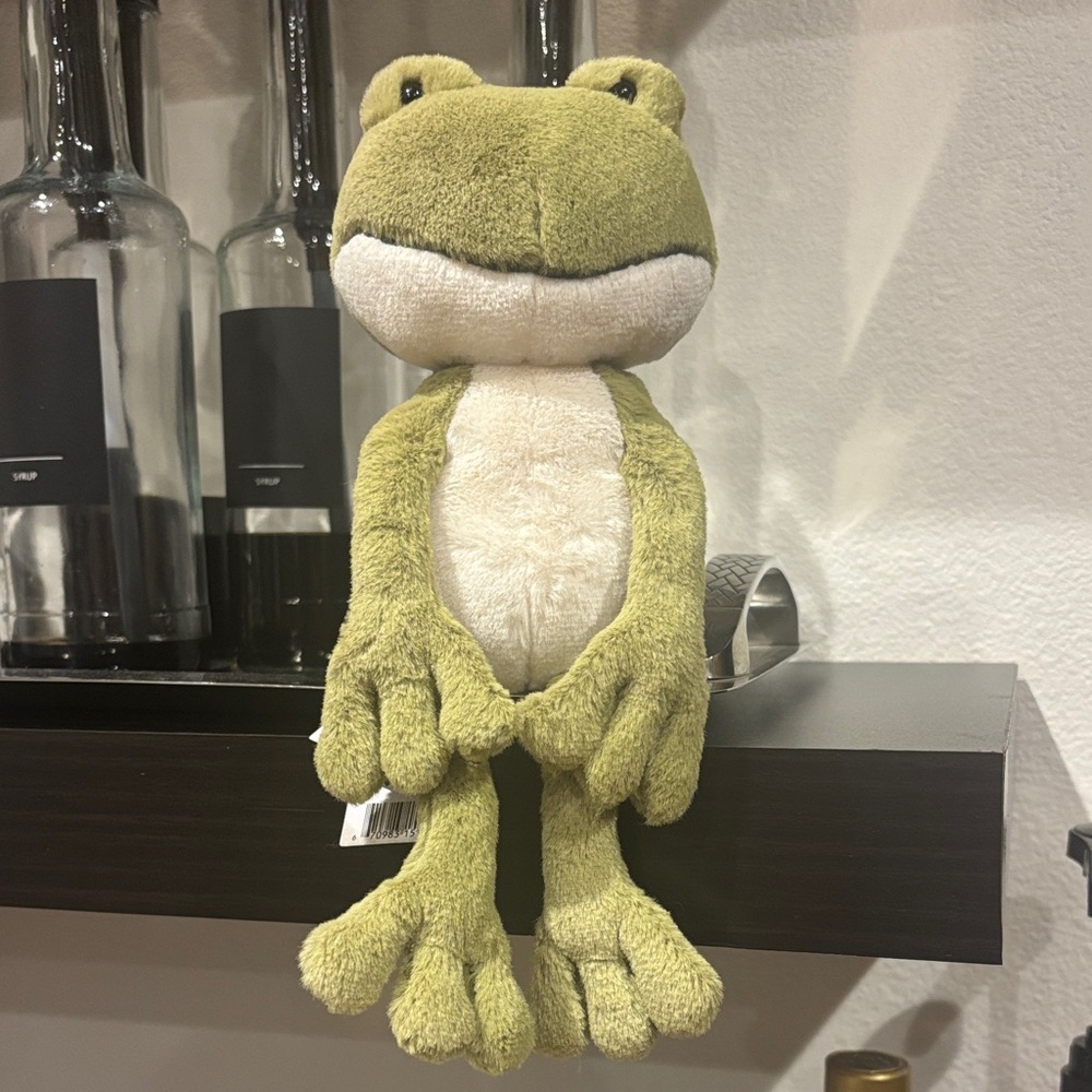 Jellycat retired Finnegan soft Frog Plush Toy London collectible jelly cat w tag